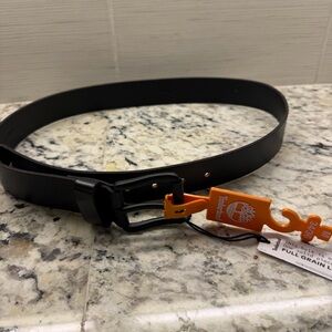 Timberland Black Leather Belt